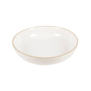 White Stoneware Bowl