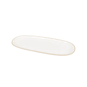 White Stoneware Platter